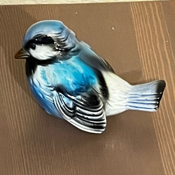 2 Vintage Goebel Porcelain Birds W Germany Blue Jay CV74 Yellow Chick 32 016-05 - Picture 2 of 14